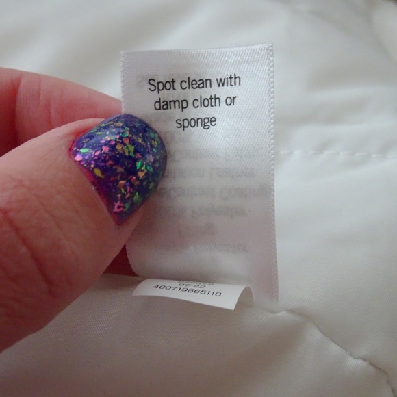 NWT Nine West Daisy Dew White Faux Fur Vegan Leather Moto Jacket - Women's S - Picture 7 of 9